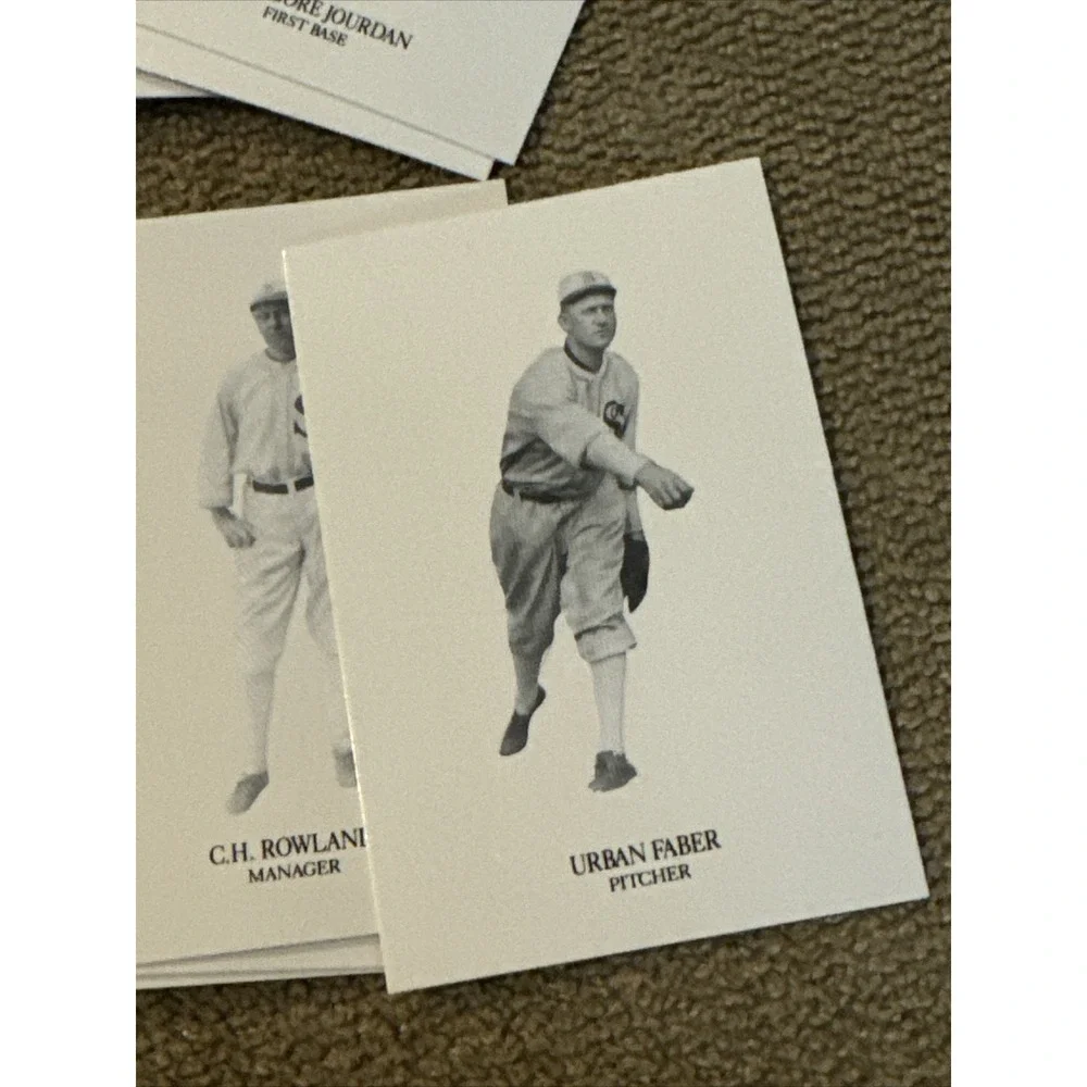 Lot Of 216 Chicago White Sox Small Trading Cards - Baseball Players (TD)